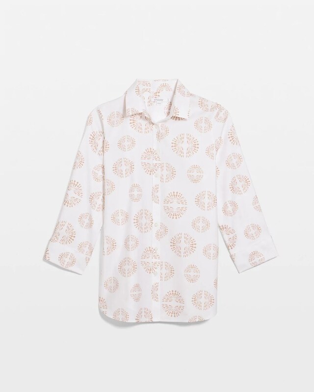 No Iron Stretch Stamped Shirt - image 5